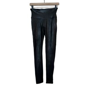 Spanx Faux Leather Leggings for Women, Size M/M - Black
